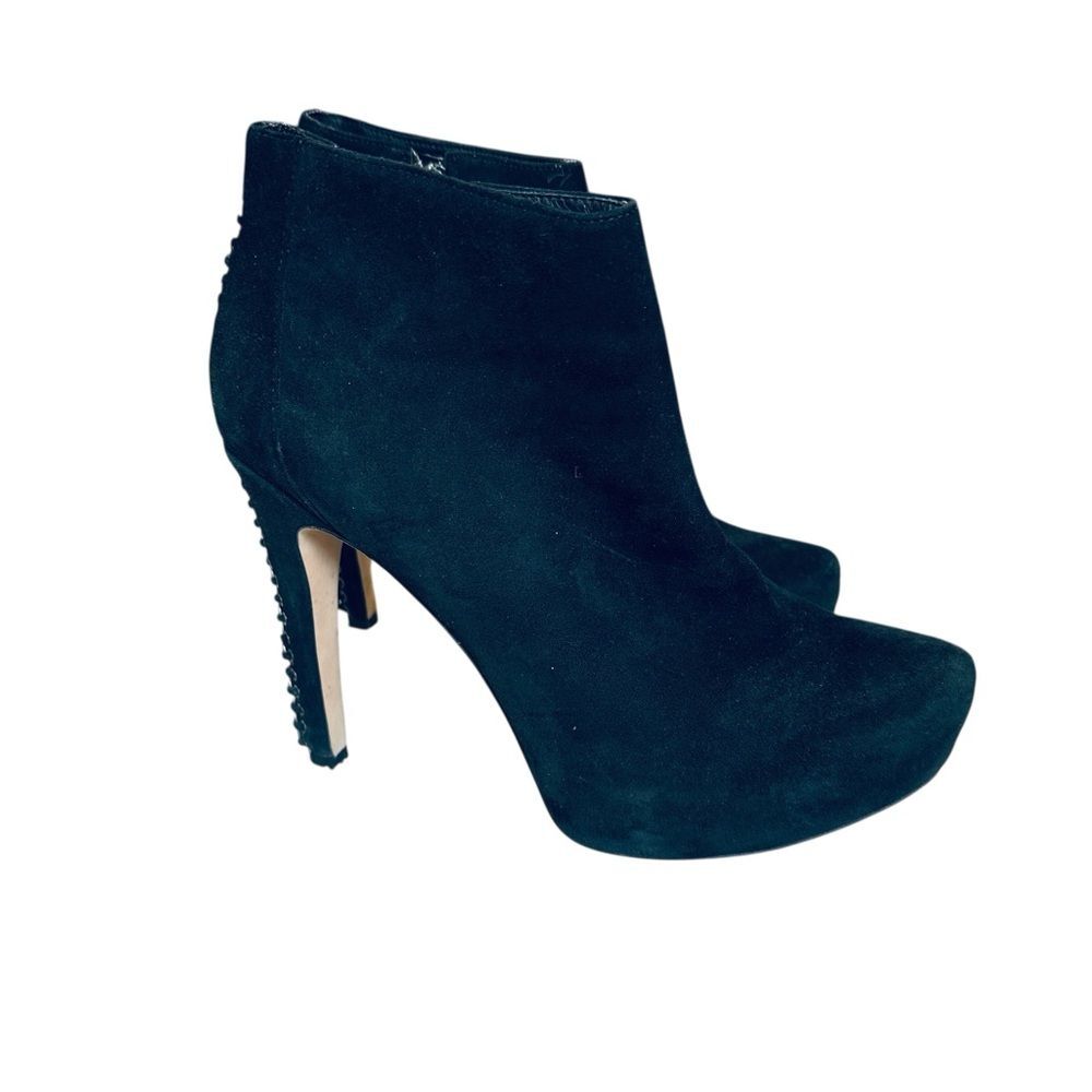 Vince Camuto Platform Booties Black Ankle Boots Size 10 - Picture 5 of 12